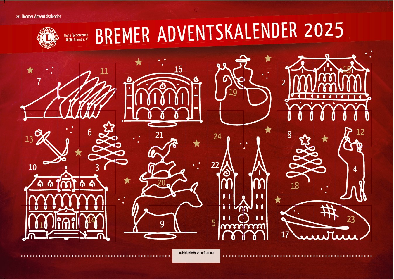Hier finden Sie alles Wissenswerte zum Bremer Adventskalender 2025