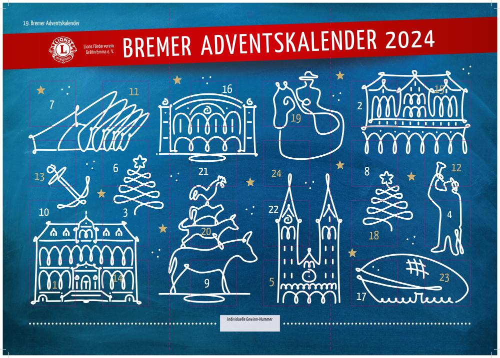 Layout Adventskalender 2024